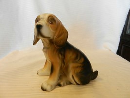 Ceramic Cocker Spaniel Puppy Dog Figurine Sitting, from UCGC 6.75&quot; tall - $44.55