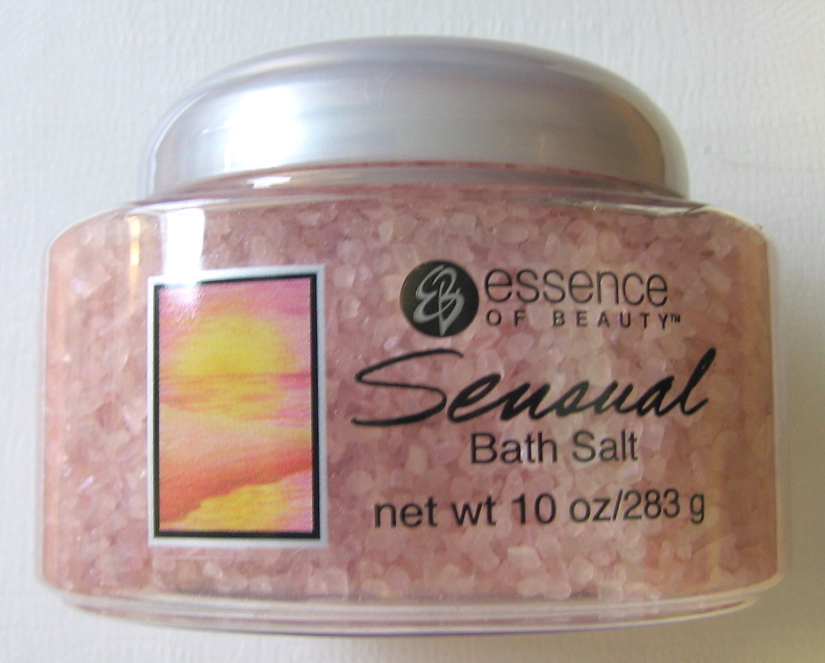 Essence of Beauty Sensual Bath Salt 10oz. Pink Color Crystal Bath Salts