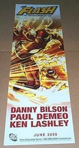 2006 The Flash Dc Comic Book Shop Promotional BANNER/POSTER - $40.00