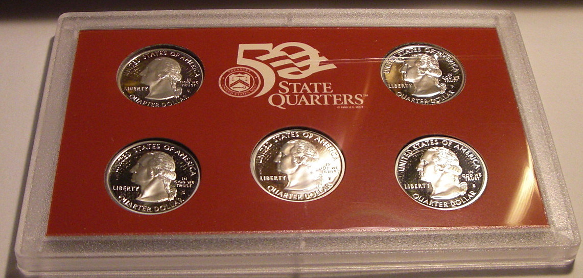 1999 S Silver Proof Set Rare! First Year of State Quarters Proof Sets