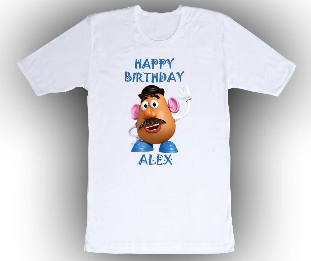 Personalized Toy Story Mr Potato Head Birthday T-Shirt Gift