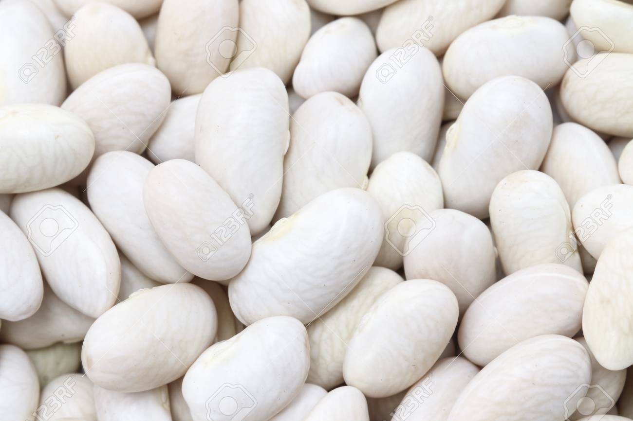 Натурально белый. 10 Kidney Bean 1 White.