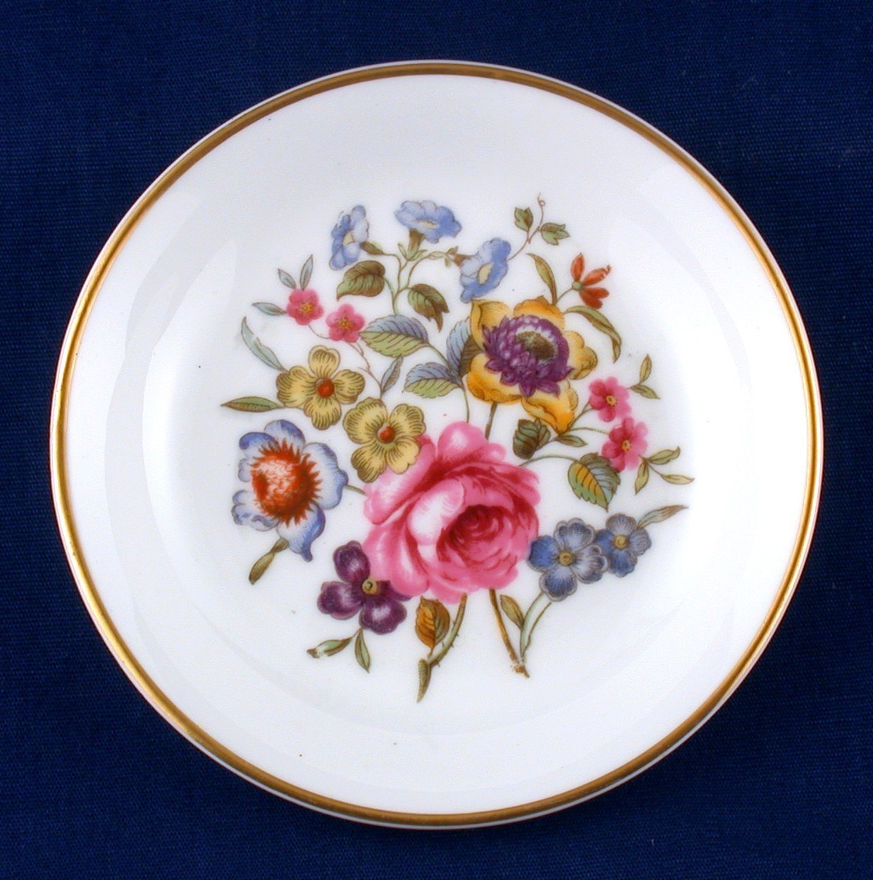 Royal Worcester Kempsey China Condiment Pin Trinket Dish Z1962 - Royal ...