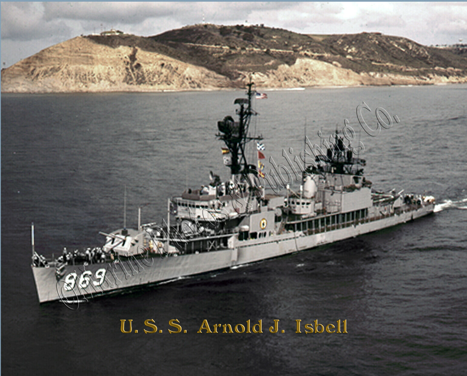 USS ARNOLD J ISBELL DD 869 Custom Photo Print Posters & Prints