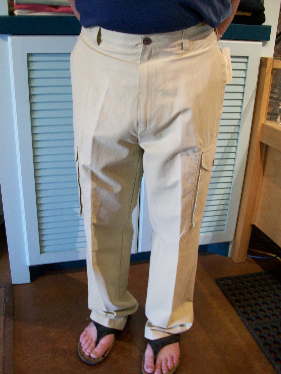 Tommy Bahama Men's - Playa Del Canvas Pants - Sz 33, Parchment, New - Pants