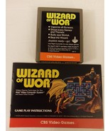 Atari 2600 Game Cartridge Wizard Of Wor by CBS Video Games Excellent NO BOX - $24.99