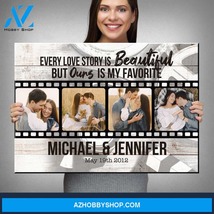 Our Love Story Photos Premium Canvas - $49.99