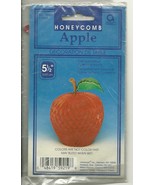 Honeycomb Apple Decoration 5.5 Inch New In Package - $1.49
