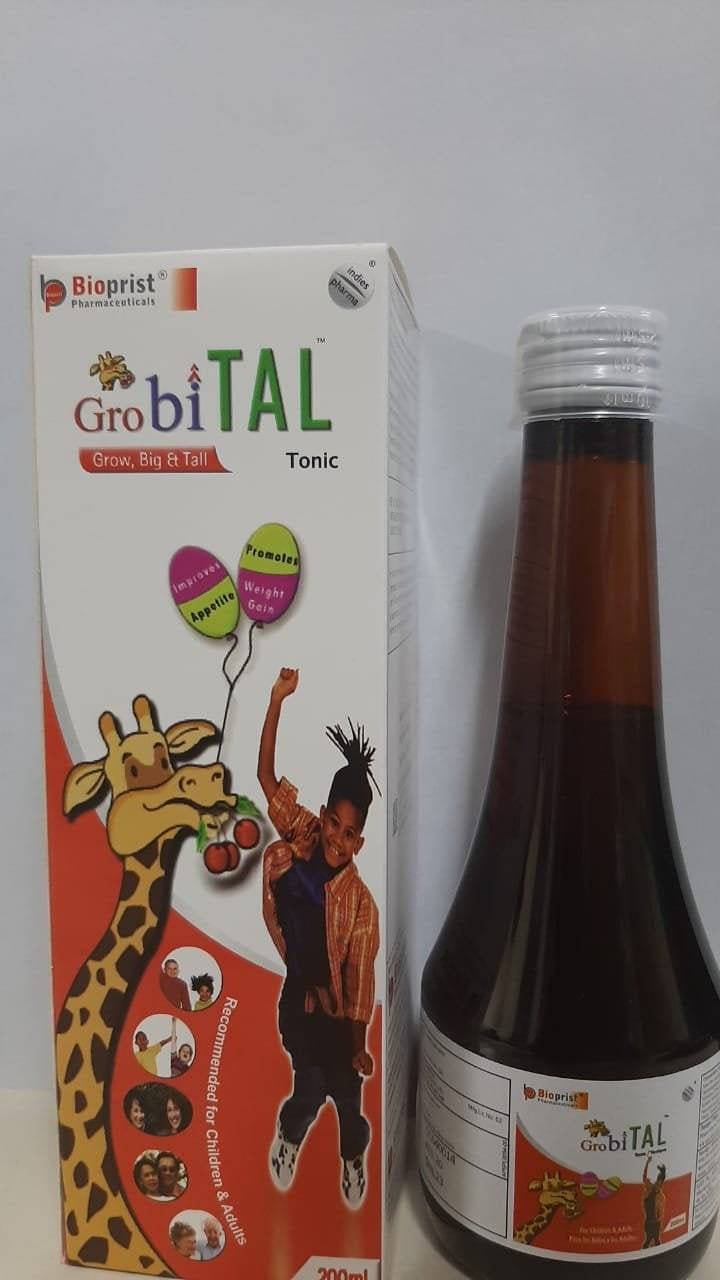 Grobital Tonic Oral Solution Syrup Increase Appetite and Weight Gain Vitamins & Lifestyle