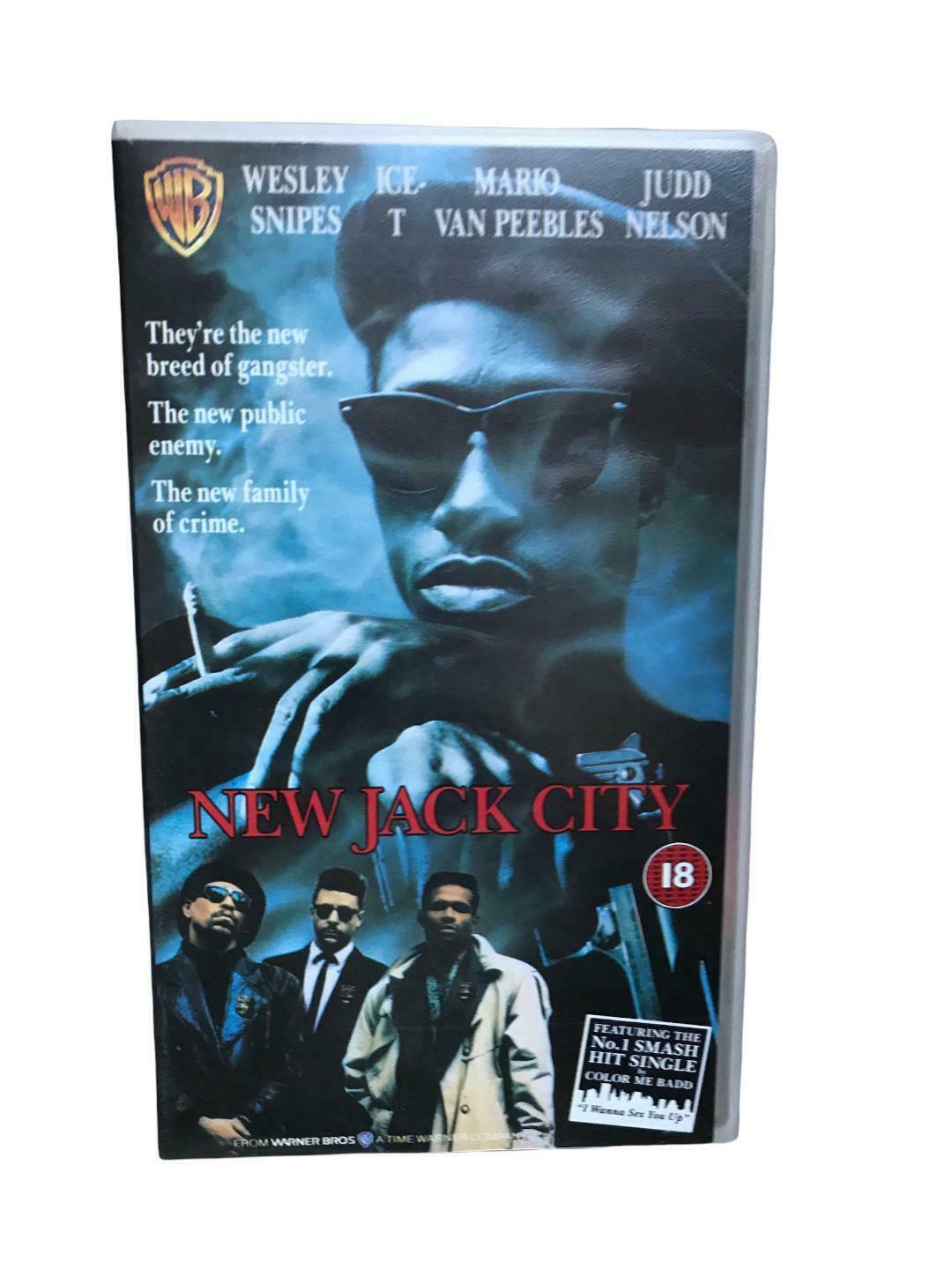 New Jack City VHS Video Tape. Wesley Snipes, Ice T. - VHS Tapes