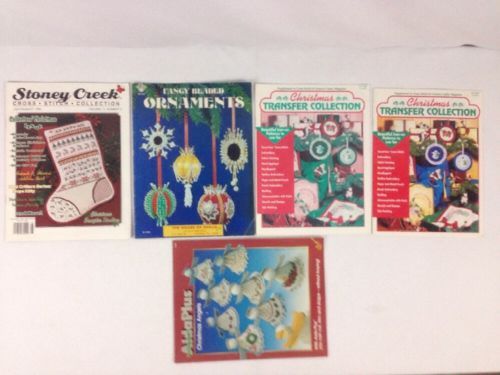 Stoney Creek Collection-Merry Christmas/&CROSS STIT/"CH SAMPLER 1991 LOT OF 2 BKS