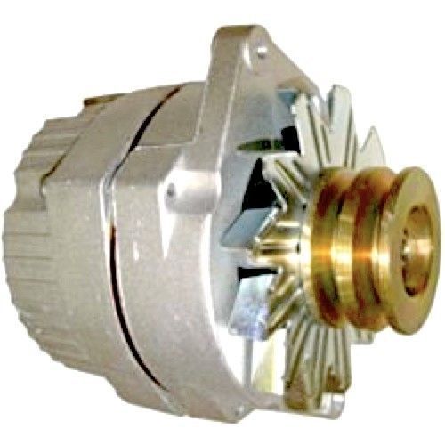 NEW DELCO TRACTOR REPLACEMENT ALTERNATOR 1WIRE WITH WIDE DOUBLE PULLEY