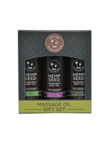 Earthly Body Massage Oil Gift Set Skinny Dip Naked in the Woods & Guavalava 2 Oz - $17.81