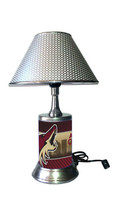Arizona Coyotes desk lamp with chrome finish shade - $43.99