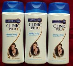 3 X Clinic Plus Strong & Long Hair Health Shampoo with Milk Protein 80ml X 3 - $13.75