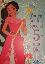 Elena Avalor Greeting Card Birthday "You're Such a Special 5-Year-Old" - $3.89
