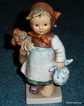 "Weary Wanderer" Goebel Hummel Figurine #204 TMK4 - Little Girl On An Adventure! - $58.19