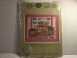 Something Special Counted Cross Stitch Kit “Quilt and Rocking Horse” 18” x 14” - $16.35