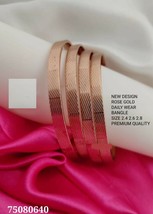 Indian Rose Gold New Latest Design Premium quality Bangle Kada Daily wea... - $22.76