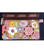 AGE OF AQUARIUS FLORAL 70s Print Fabric Zippered CarryAll Pouch The Perfect Gift - $18.99