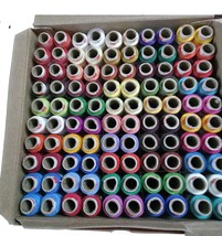 Sewing Threads, 180 Mts Each Spool , Set Of 100 tubes in aBox, fast colo... - $26.23