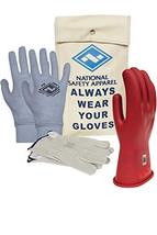 National Safety Apparel Class 0 Red Rubber Voltage Insulating Glove Premium Kit  - $267.30