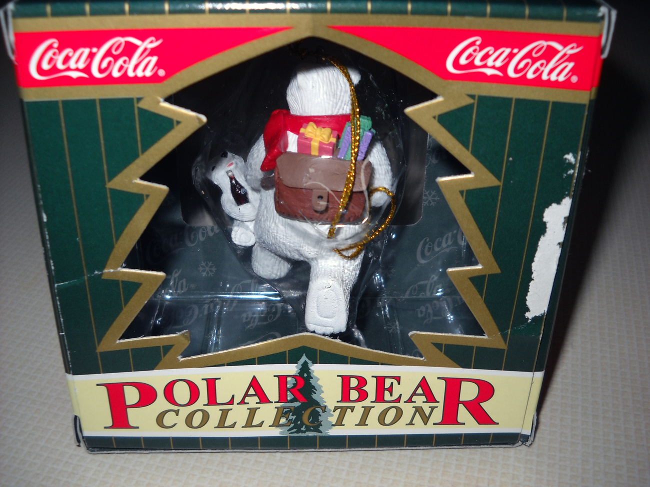 CocaCola Polar Bear & Cub Collection Ornament 3" Rare Find Bears