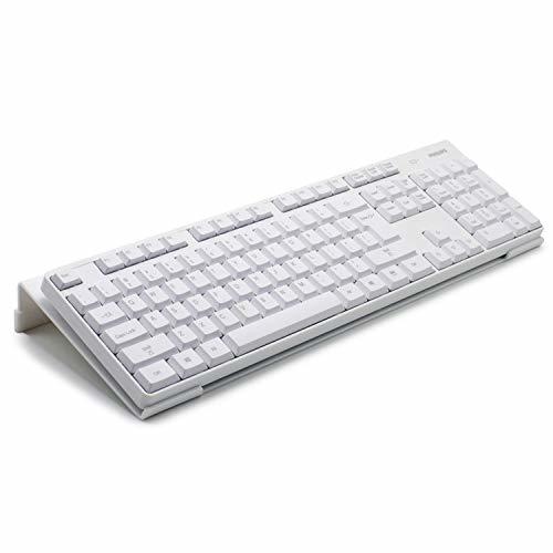 Richboom Acrylic Tilted Computer Keyboard Holder for Easy Ergonomic Typing, Keyb Monitor