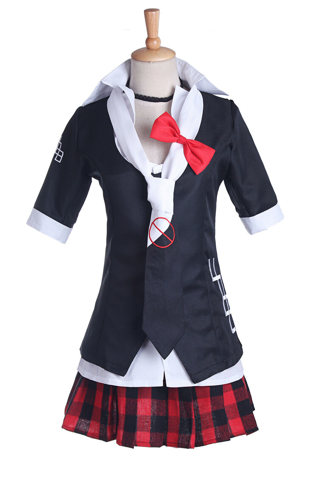 Danganronpa Enoshima Junko Short Sleeve Skirt Uniform Dress Cosplay ...