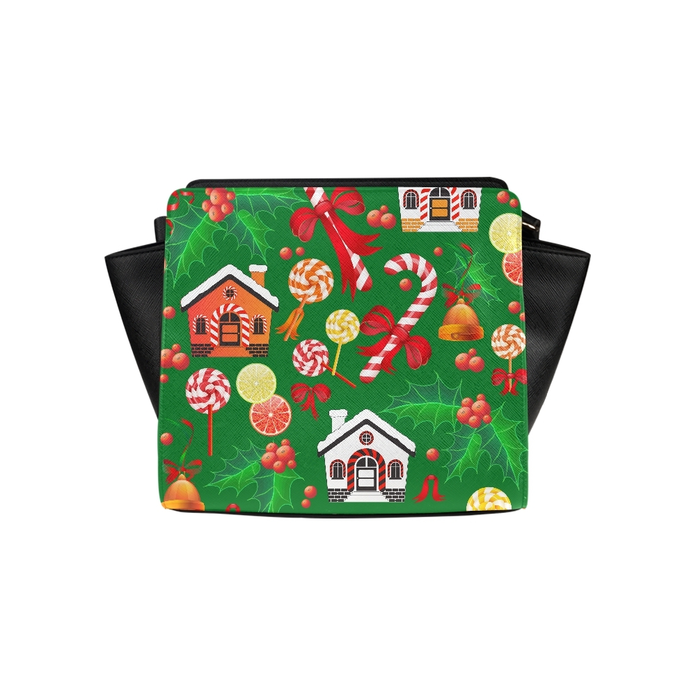 Christmas Candy Cane Sweet Candies Satchel Bag Crossbody Bags Travel ...