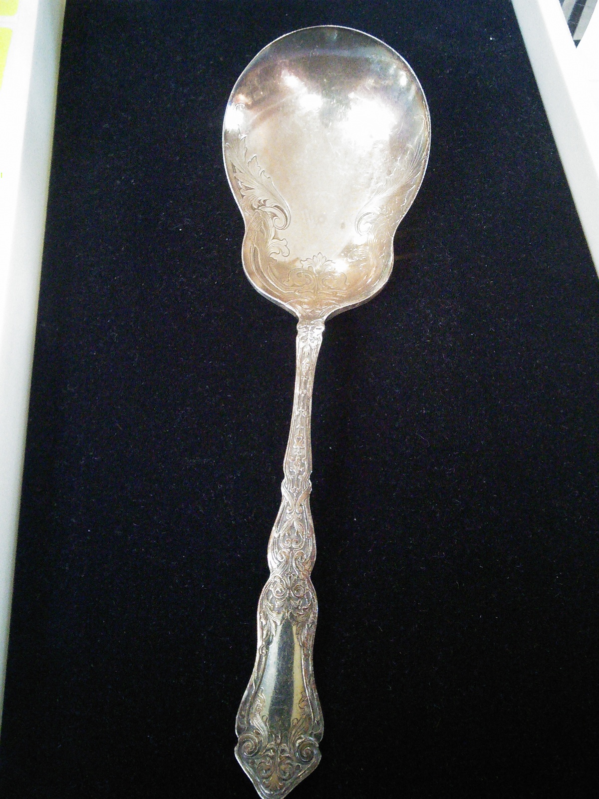 Lily of the Valley by Whiting Sterling Silver Coffee Scoop HH Custom Made 6/"