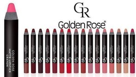 Golden Rose Matte Lipstick Crayon Pencil vitamin E, BEST PRICE, FREE UK ... - $4.29+