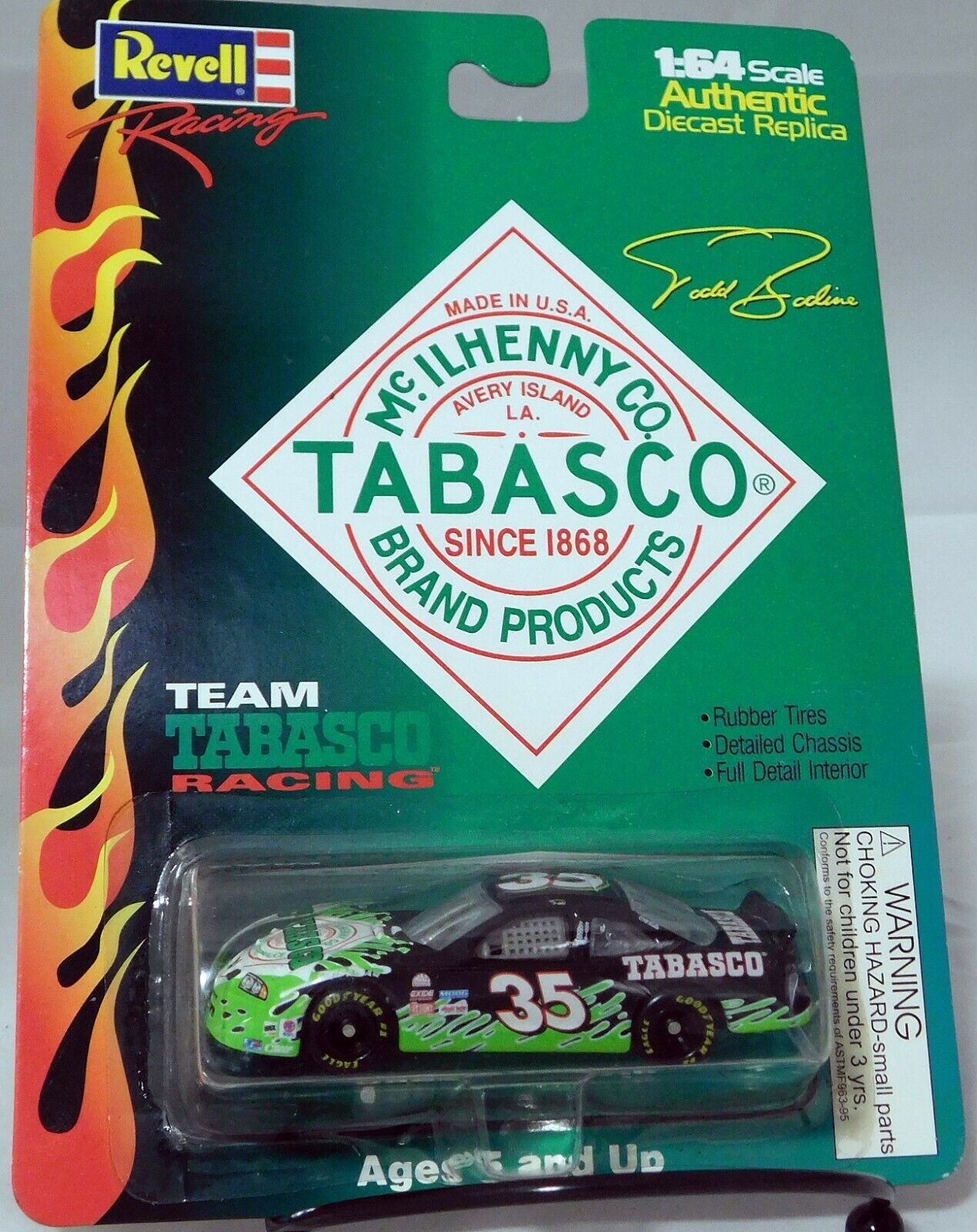 Racing Action Platinum Series Kyle Petty 1/64 Stock Car W/Display Case LE 1995 