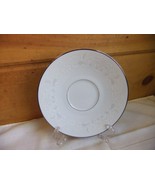 Florence by Sango 5 5/8&quot; Saucer Plate White With Gray Scrolls - $4.99