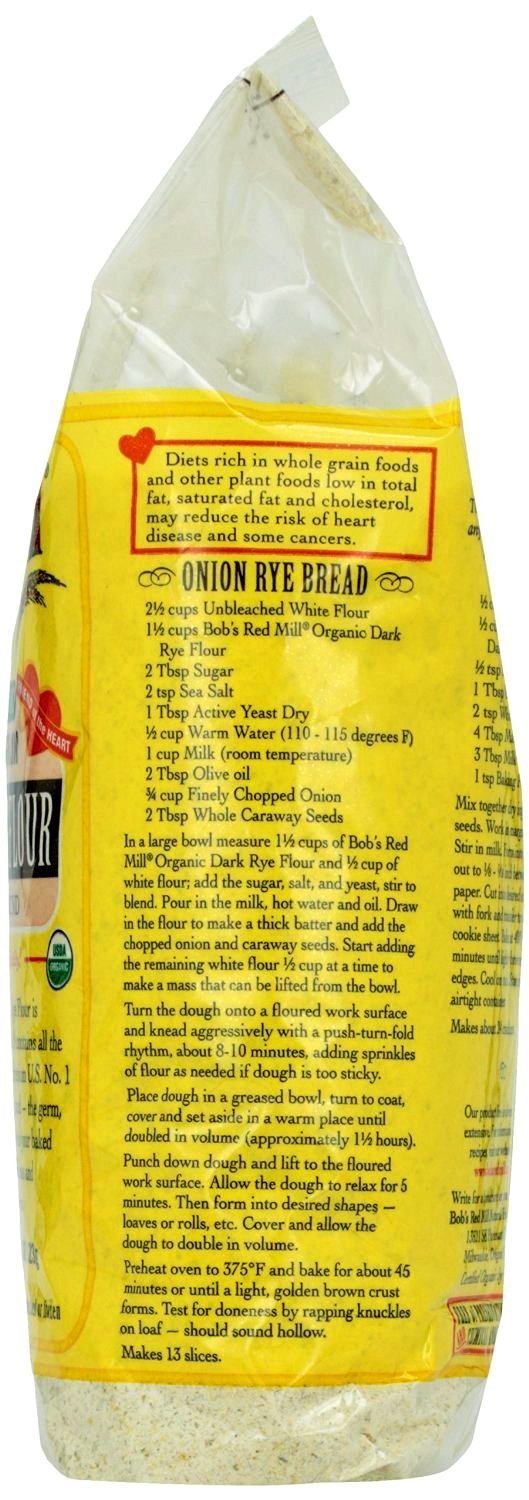 Bob's Red Mill Dark Rye Flour, 22 oz Red Wing, Rumrill