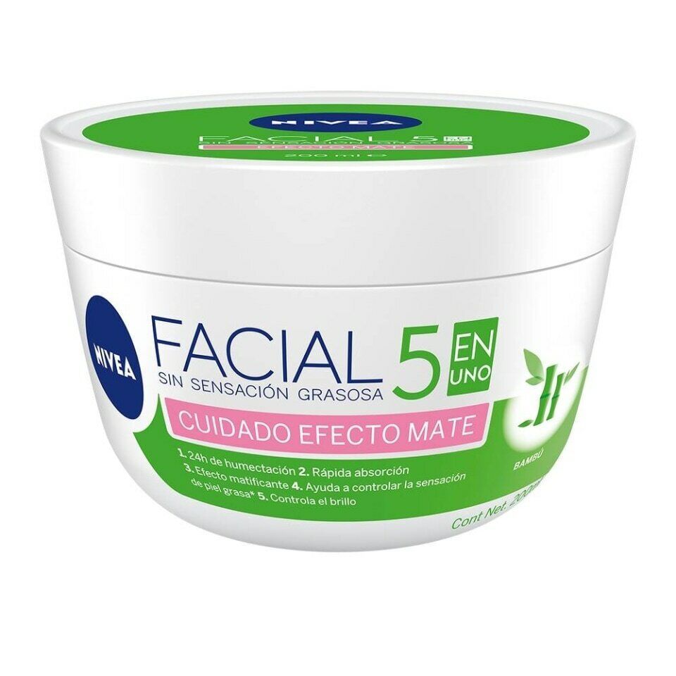 Nivea 5 in 1 face cream matte effect care 200 ml - $14.99