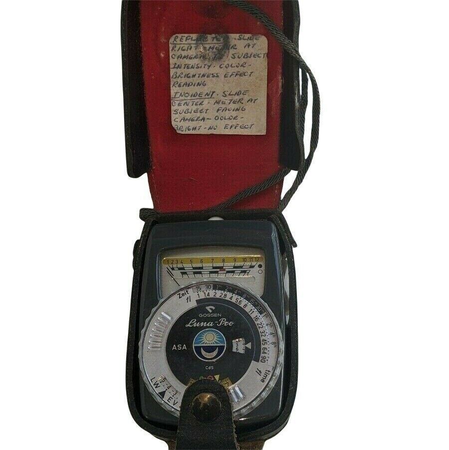 Vintage Gossen Light Meter Luna Pro F40 Light Meters