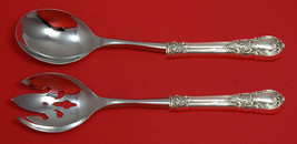 America Victorian by Lunt Sterling Silver Salad Serving Set Pierced Custom 2pc - $147.51