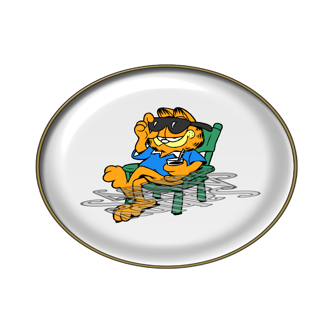 Garfield Brad GlassDigital ClipArtArt ClipBannerPartygift taggift