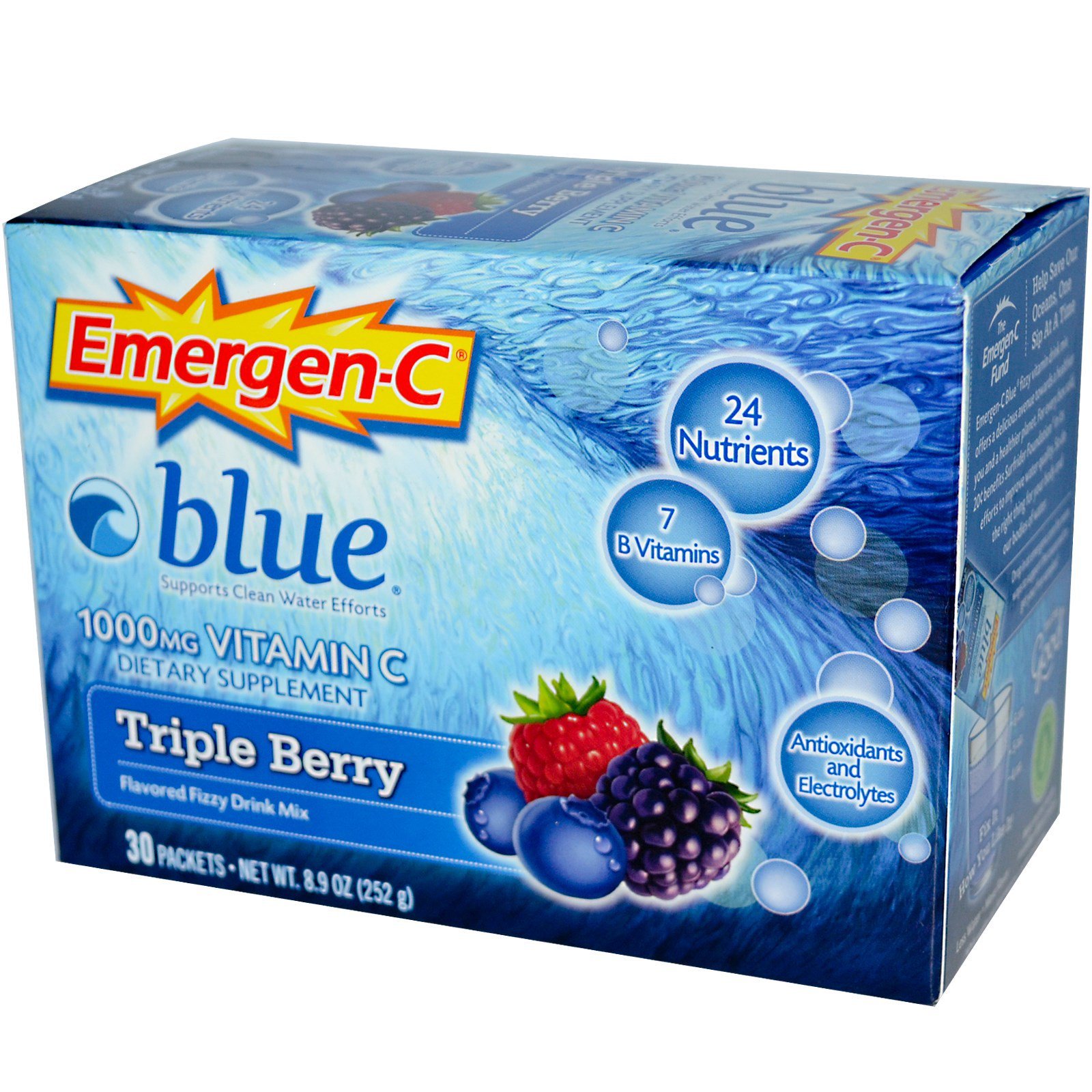 Emergen C Blue 1000 Mg Vitamin C Triple And 50 Similar Items