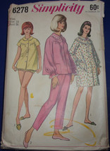 Simplicity Misses’ Pajamas or Nightgown Size 16 #6278 - $6.99