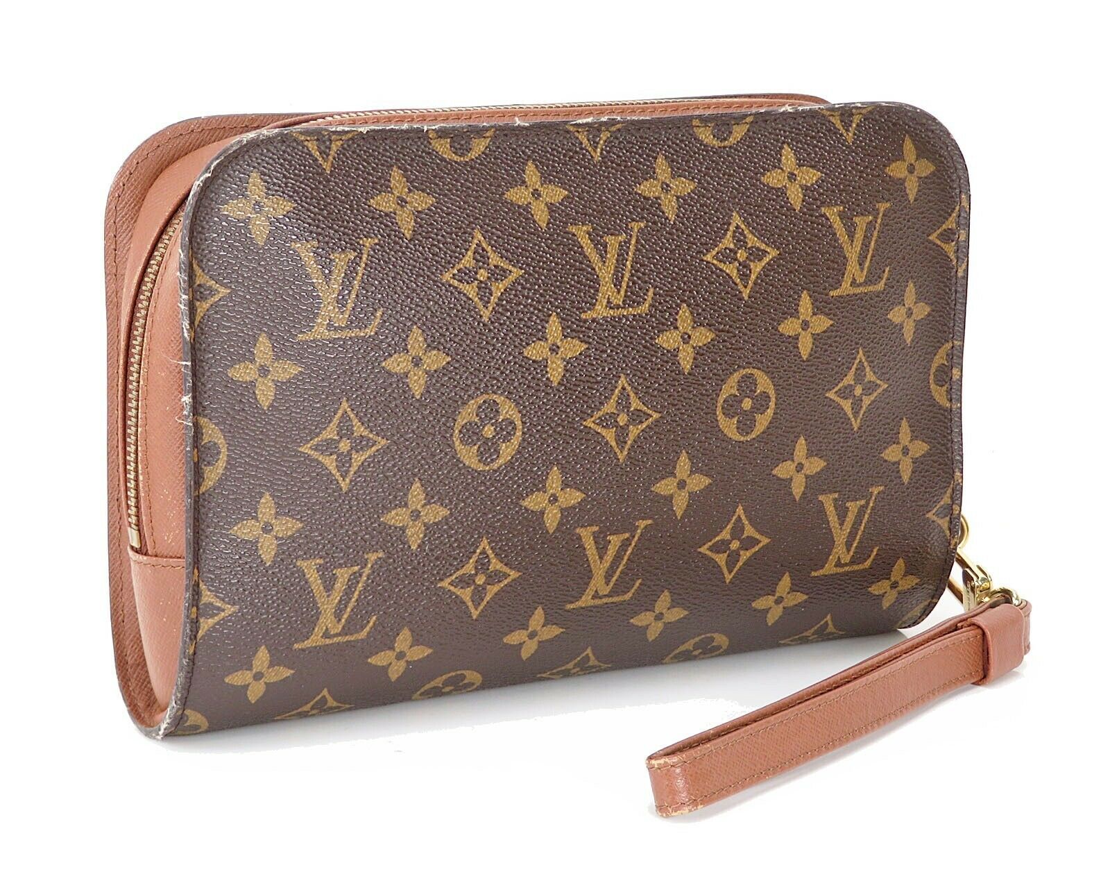 Authentic LOUIS VUITTON Orsay Monogram Pochette Clutch Bag Purse #33383B - Women&#39;s Handbags & Bags