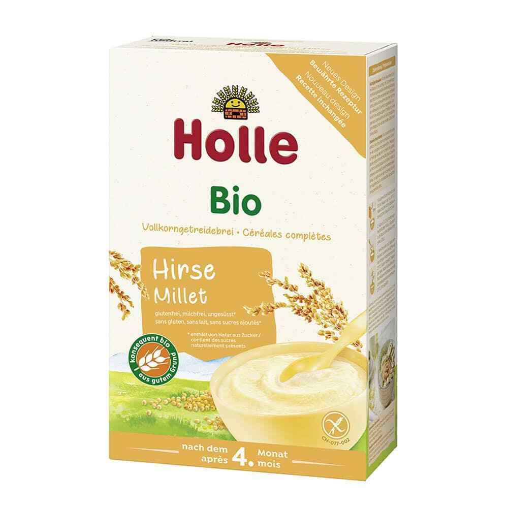Holle ORGANIC baby MILLET Porridg 4th month on - 250 g-FREE US SHIPPING