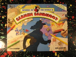 Where In The World Is Carmen Sandiego 1992 Geography Board Game Universi... - $18.25
