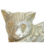 Royal China Warranted 22KT Gold Kitty Cat Lying Figurine Statue 5" - $27.99