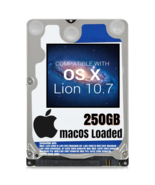 macOS Mac OS X 10.7 Lion Preloaded on 250GB Sata HDD - $24.99