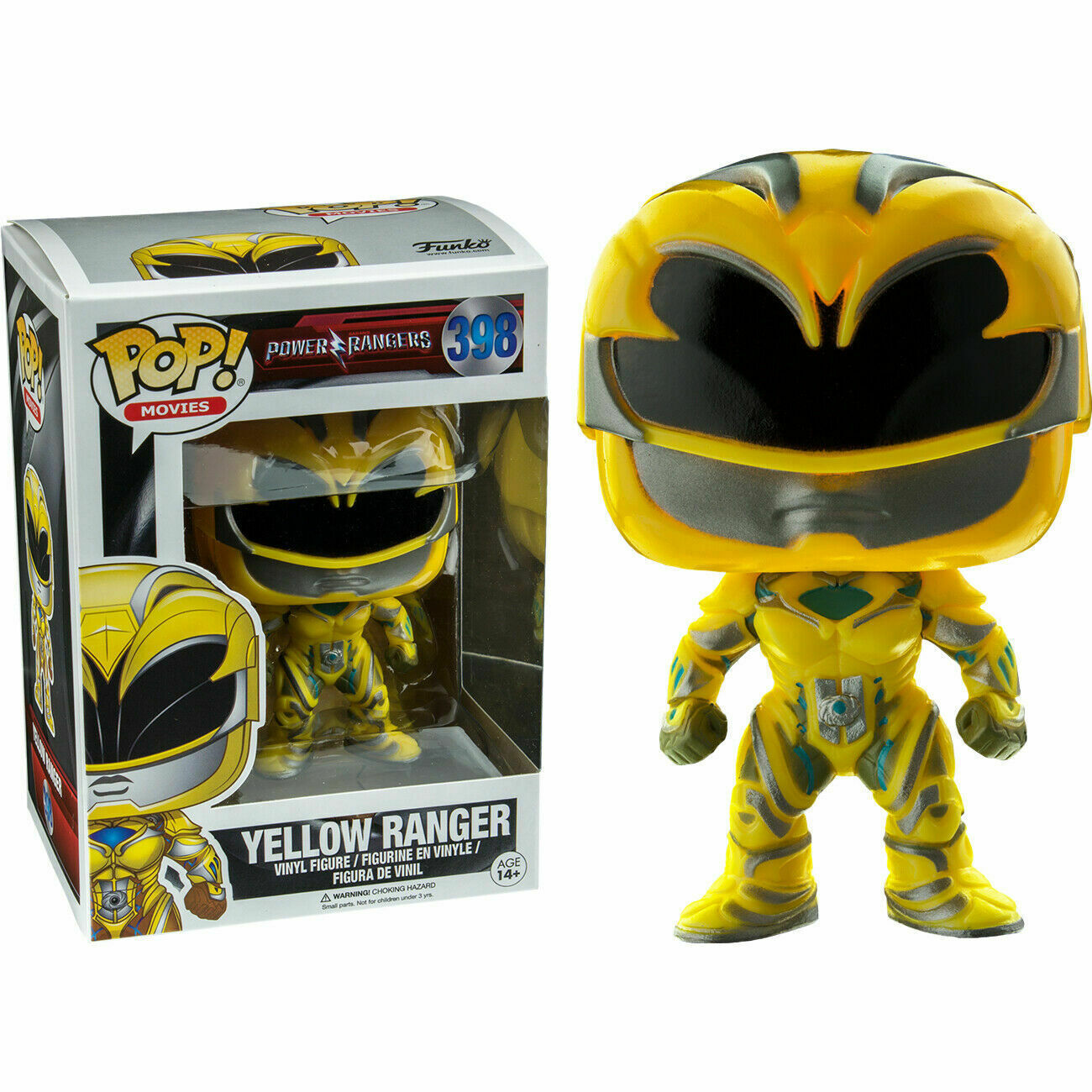 Funko Pop Movies Power Rangers Yellow Ranger 398 Vinyl Figure Designer And Urban Vinyl