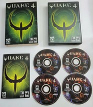 Quake 4 PC Game 4 Disc Complete w/ Manual Slip Cover and Product Key - $12.16
