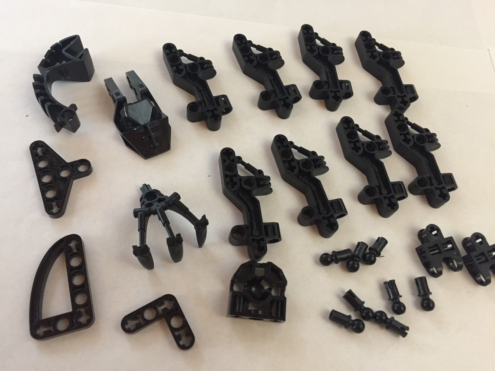 LEGO Bionicle Replacement Parts Body Connectors Axe WeaponsGrayRed