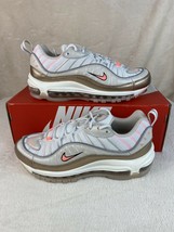 Authenticity Guarantee 
NIKE WOMEN AIR MAX 98 ROSE GOLD LT OREWOOD BROWN... - $101.23